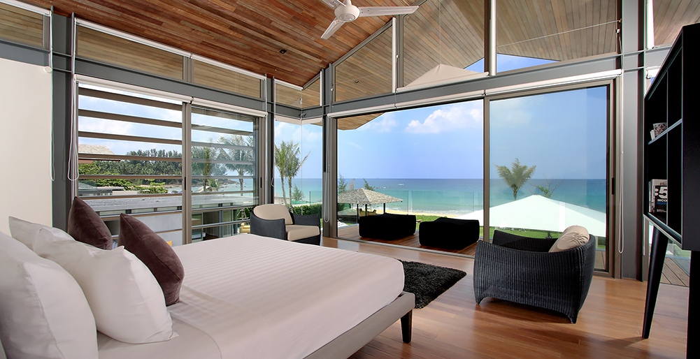 Villa Amarelo - Bedroom and seaview
